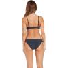Volcom Womens Simply Seemless V Neck Swimsuit Bikini Top(Midnight Blue)