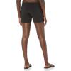 Volcom Women’s Simply Solid 5-Inch Swim Surf Boardshort(Black White)