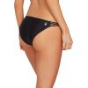 Volcom Women’s Simply Solid Full Bikini Bottom (Regular & Plus Size)(Black Black Black)