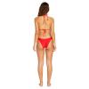 Volcom Womens Simply Solid V Bottom Swimsuit Bikini Bottom(Candy Apple)