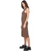 Volcom Women’s Spacestone Sweater Knit Midi Dress(Dark Clay)