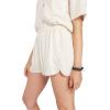 Volcom Women’s Static Bloom Dolphin Beach Short(Sand Brown)