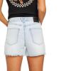 Volcom Womens Stone Step High Rise Denim Short(Allover Stone Light)