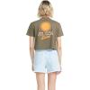 Volcom Womens Stone Step High Rise Denim Short(Cruzer Blue)
