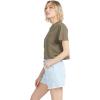 Volcom Womens Stone Step High Rise Denim Short(Cruzer Blue)