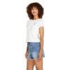 Volcom Womens Stone Step High Rise Denim Short(Jasper Blue)