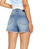 Volcom Womens Stone Step High Rise Denim Short(Jasper Blue)