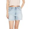 Volcom Womens Stone Step High Rise Denim Short(Retro Blue)