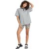Volcom Women’s Stone Tech Quck Drying Short Sleeve Tee(Heather Grey)