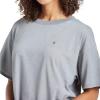 Volcom Women’s Stone Tech Quck Drying Short Sleeve Tee(Heather Grey)