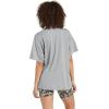 Volcom Women’s Stone Tech Quck Drying Short Sleeve Tee(Heather Grey)