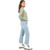 Volcom Women’s Stoned High Rise Straight Leg Jean(Retro Blue)