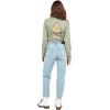 Volcom Women’s Stoned High Rise Straight Leg Jean(Retro Blue)