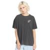 Volcom Womens Stones Throw Short Sleeve Boyfriend Tee – Organic Cotton Jersey T-Shirt(Black)