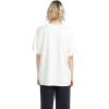 Volcom Womens Stones Throw Short Sleeve Boyfriend Tee – Organic Cotton Jersey T-Shirt(Bone White)