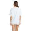 Volcom Womens Stones Throw Short Sleeve Boyfriend Tee – Organic Cotton Jersey T-Shirt(Chlorine)