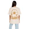 Volcom Womens Stones Throw Short Sleeve Boyfriend Tee – Organic Cotton Jersey T-Shirt(Dusty Rose)
