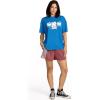 Volcom Womens Stones Throw Short Sleeve Boyfriend Tee – Organic Cotton Jersey T-Shirt(Royal)