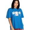 Volcom Womens Stones Throw Short Sleeve Boyfriend Tee – Organic Cotton Jersey T-Shirt(Royal)