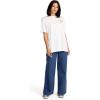 Volcom Womens Stones Throw Short Sleeve Boyfriend Tee – Organic Cotton Jersey T-Shirt(Star White)