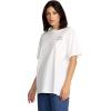 Volcom Womens Stones Throw Short Sleeve Boyfriend Tee – Organic Cotton Jersey T-Shirt(Star White)