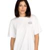 Volcom Womens Stones Throw Short Sleeve Boyfriend Tee – Organic Cotton Jersey T-Shirt(Star White)