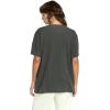 Volcom Womens Stones Throw Short Sleeve Boyfriend Tee – Organic Cotton Jersey T-Shirt(Vintage Black Stones)