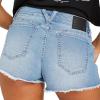 Volcom Womens Stoney Stretch Cut Off Denim Short(Blue Drift)