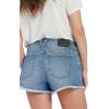 Volcom Womens Stoney Stretch Cut Off Denim Short(Jasper Blue)