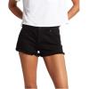 Volcom Womens Stoney Stretch Cut Off Denim Short(Premium Wash Black)