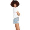 Volcom Womens Stoney Stretch Cut Off Denim Short(Retro Blue)