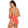 Volcom Womens Strappy One-Piece Swimsuit – Convertible Adjustable Straps, Eco-True Greenlon Fabric with Logo Badge(Pistol Punch)