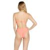 Volcom Womens Stretch V-Neck Bikini Top – Sustainable Swim Top with Adjustable Straps and Removable Cups(Reef Pink)
