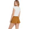 Volcom Womens Strutin Stone Elastic Waist Short(Bronze)