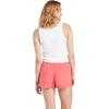 Volcom Womens Strutin Stone Elastic Waist Short(Electric Coral)
