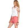 Volcom Womens Strutin Stone Elastic Waist Short(Electric Coral)