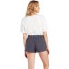 Volcom Womens Strutin Stone Elastic Waist Short(Midnight Blue)