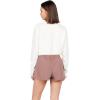 Volcom Womens Strutin Stone Elastic Waist Short(Raisin)