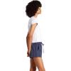 Volcom Women’s Sunday Strut Elastic Waist Short(Navy Paint)