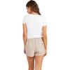 Volcom Women’s Sunday Strut Elastic Waist Short(Vintage Brown)