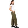 Volcom Womens Thisthatthem Skate Relaxed Fit Chino Pant(Military)