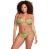 Volcom Womens Tri Bikini Top – Sustainable Slide-tri Swim Top with Adjustable Halter and Removable Cups(Apple)