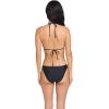 Volcom Womens Tri Bikini Top – Sustainable Slide-tri Swim Top with Adjustable Halter and Removable Cups(Black Slide)