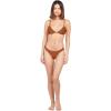 Volcom Womens Tri Bikini Top – Sustainable Slide-tri Swim Top with Adjustable Halter and Removable Cups(Dark Clay)