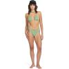 Volcom Womens Tri Bikini Top – Sustainable Slide-tri Swim Top with Adjustable Halter and Removable Cups(Grass Green)
