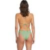 Volcom Womens Tri Bikini Top – Sustainable Slide-tri Swim Top with Adjustable Halter and Removable Cups(Grass Green)