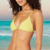 Volcom Womens Tri Bikini Top – Sustainable Slide-tri Swim Top with Adjustable Halter and Removable Cups(Limeade)