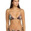 Volcom Womens Tri Bikini Top – Sustainable Slide-tri Swim Top with Adjustable Halter and Removable Cups(Multi Day)