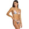 Volcom Womens Tri Bikini Top – Sustainable Slide-tri Swim Top with Adjustable Halter and Removable Cups(Multi Tropic)