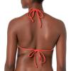 Volcom Womens Tri Bikini Top – Sustainable Slide-tri Swim Top with Adjustable Halter and Removable Cups(Pistol Punch)